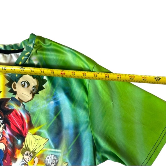 Blue Green and White BeyBlade Tie-Dye T-Shirt
A1 - Picture 5 of 7